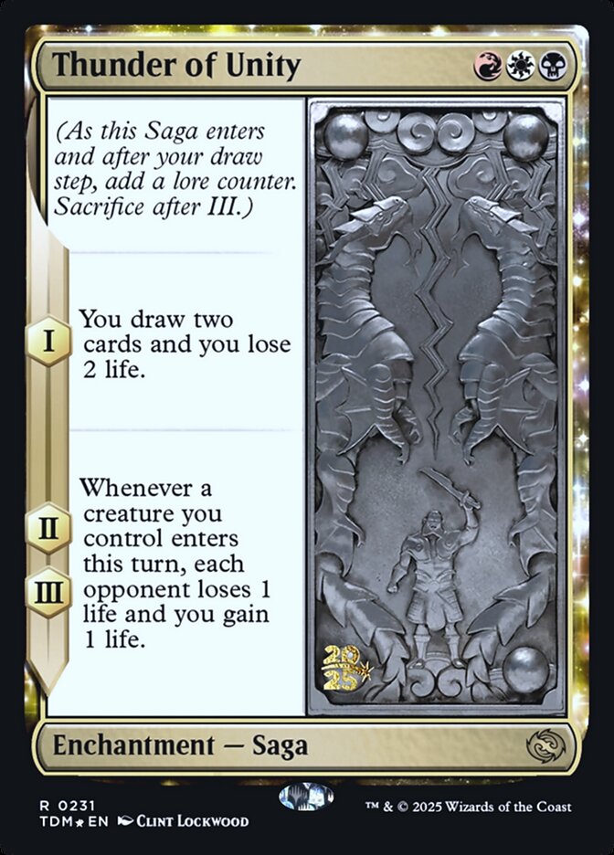 Thunder of Unity card front