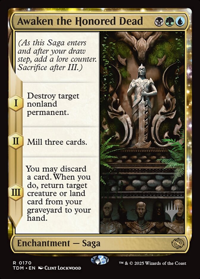 Awaken the Honored Dead card front