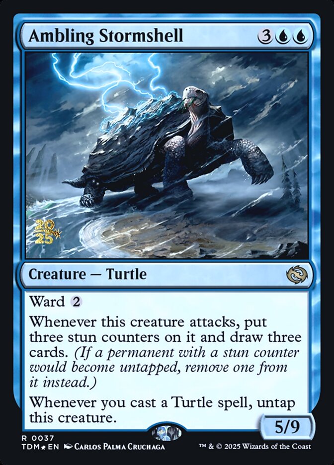 Ambling Stormshell card front