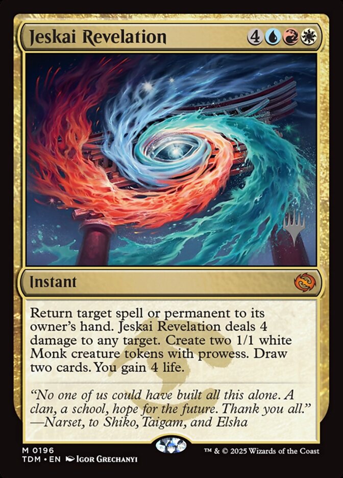 Jeskai Revelation card front