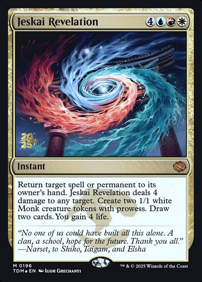 Jeskai Revelation card front