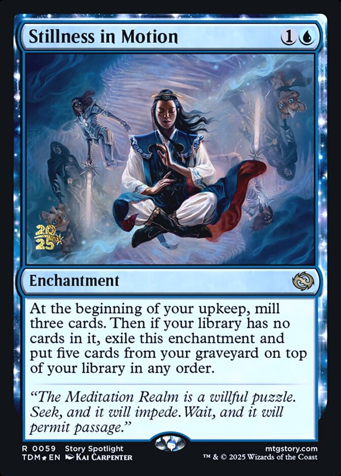 Stillness in Motion card front
