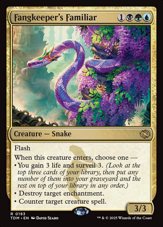 Fangkeeper's Familiar card front