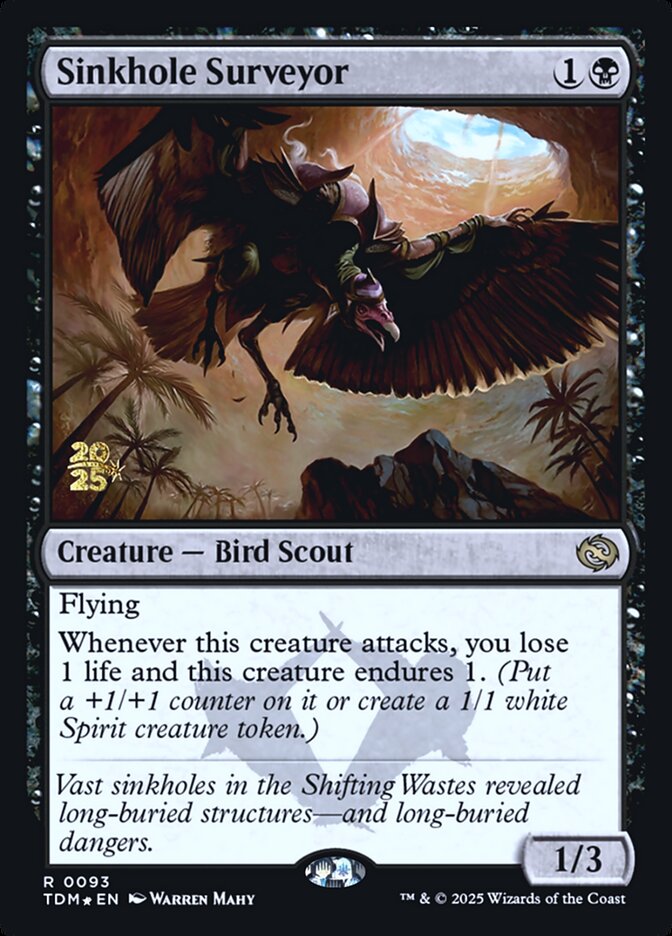 Sinkhole Surveyor card front