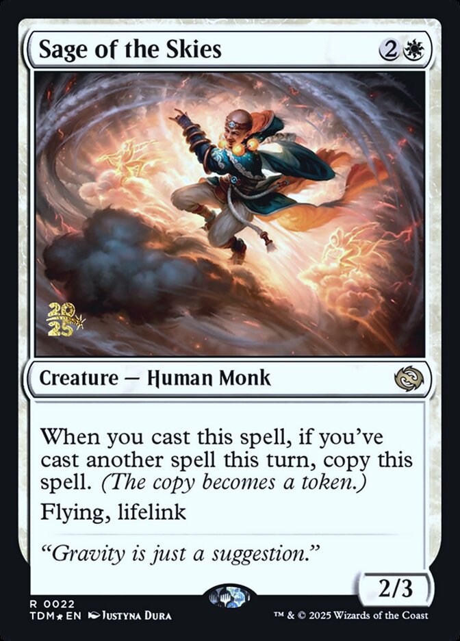 Sage of the Skies card front