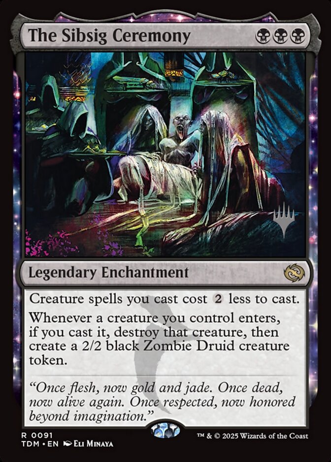 The Sibsig Ceremony card front