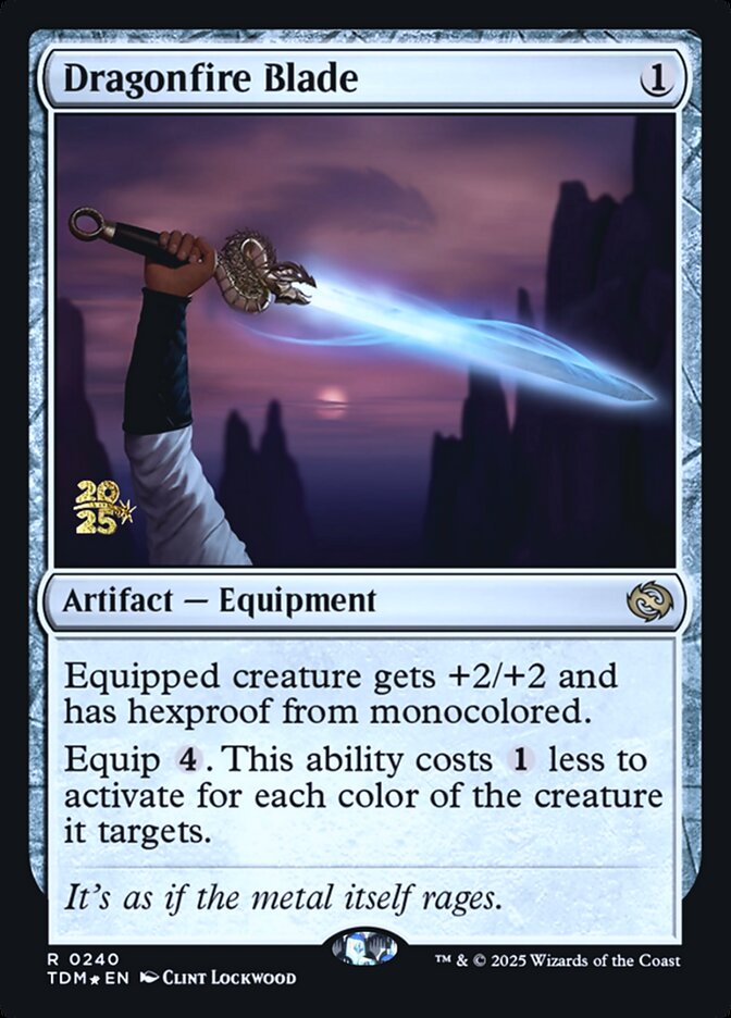 Dragonfire Blade card front