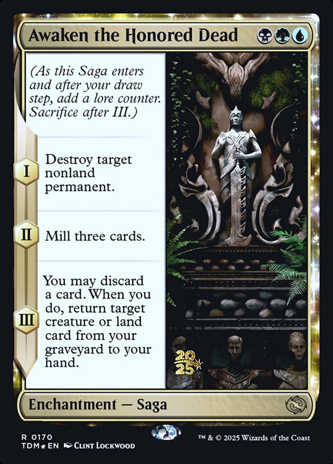Awaken the Honored Dead card front