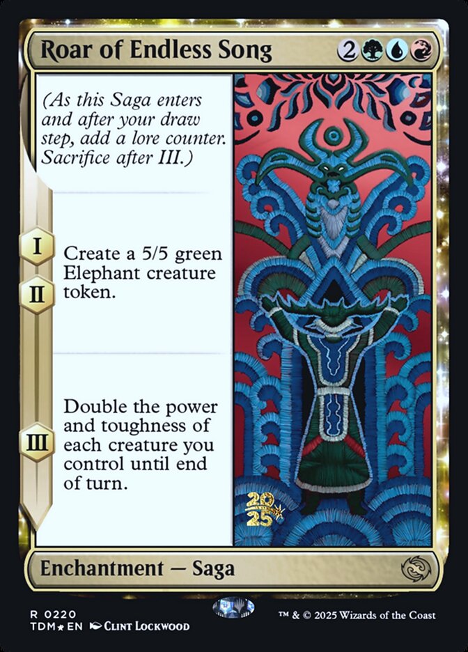 Roar of Endless Song card front