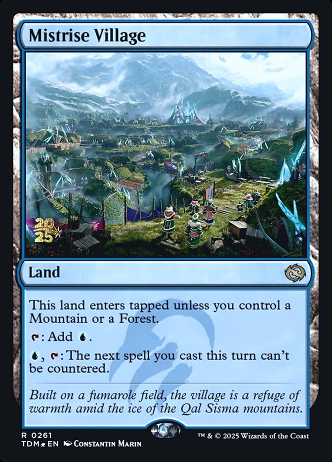 Mistrise Village card front