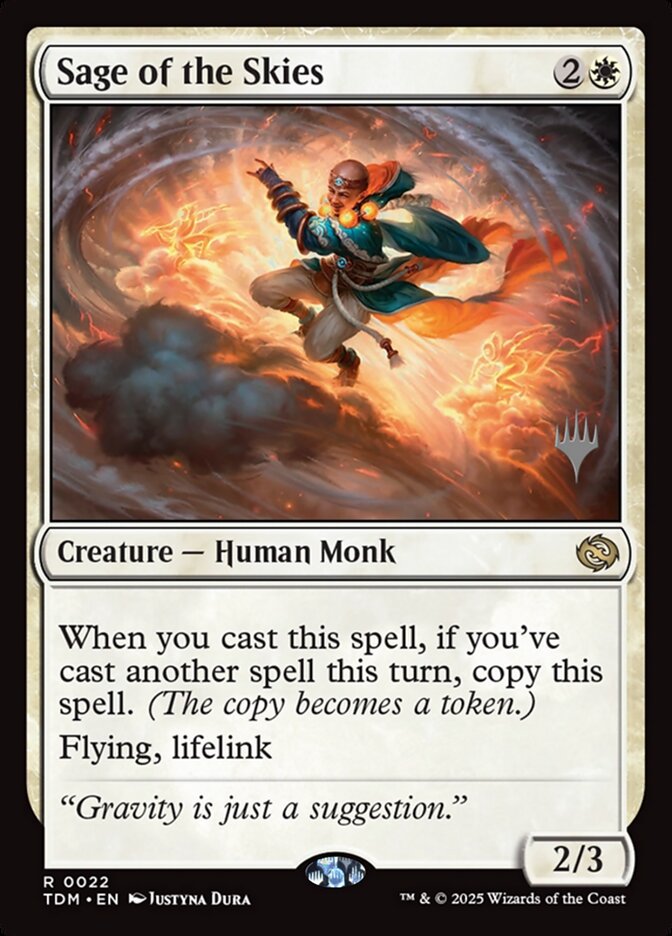 Sage of the Skies card front
