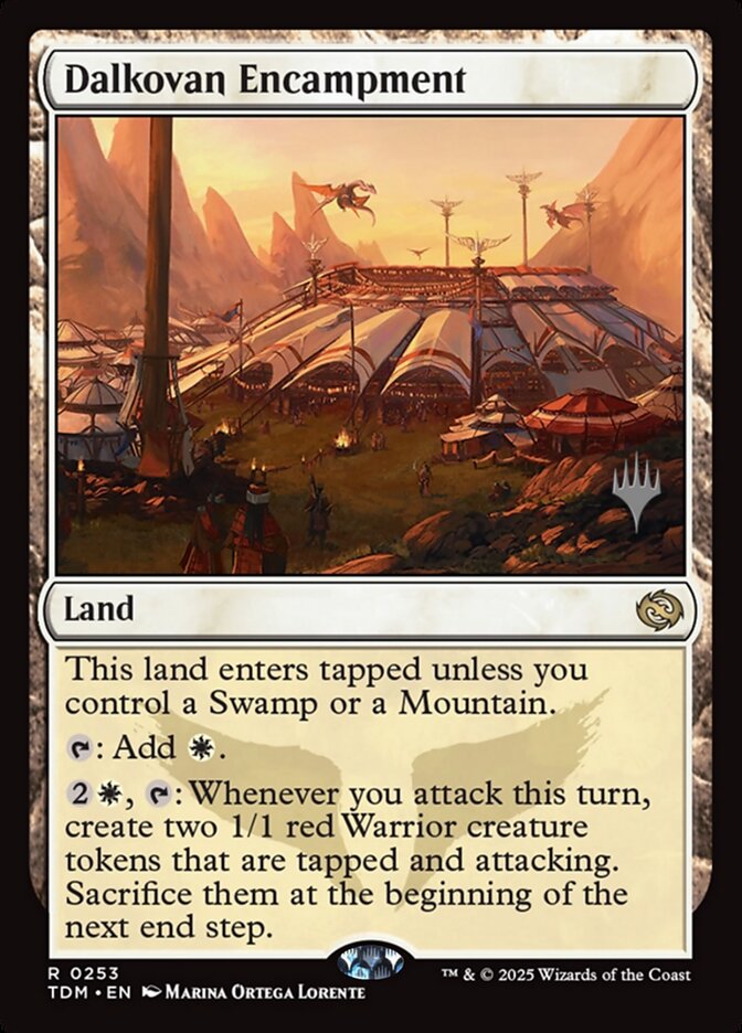 Dalkovan Encampment card front