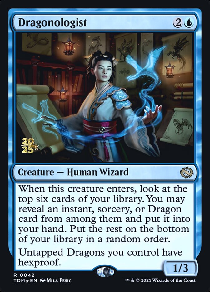 Dragonologist card front