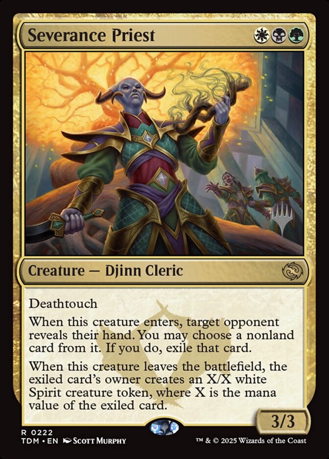 Severance Priest card front