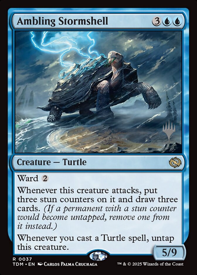 Ambling Stormshell card front