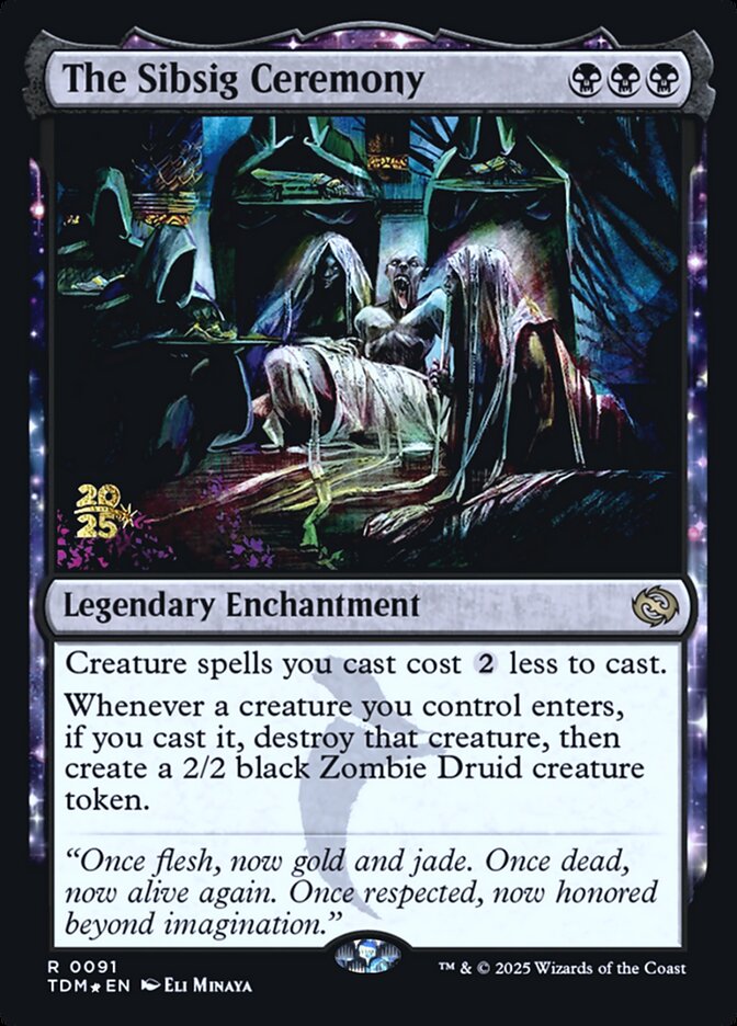 The Sibsig Ceremony card front
