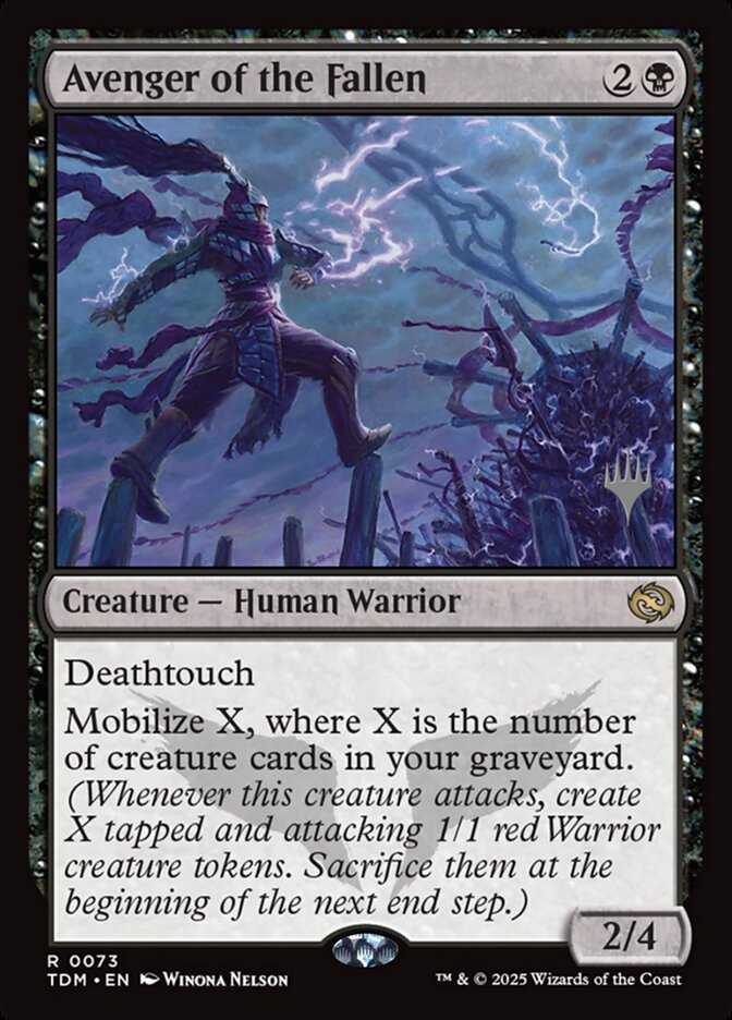 Avenger of the Fallen card front