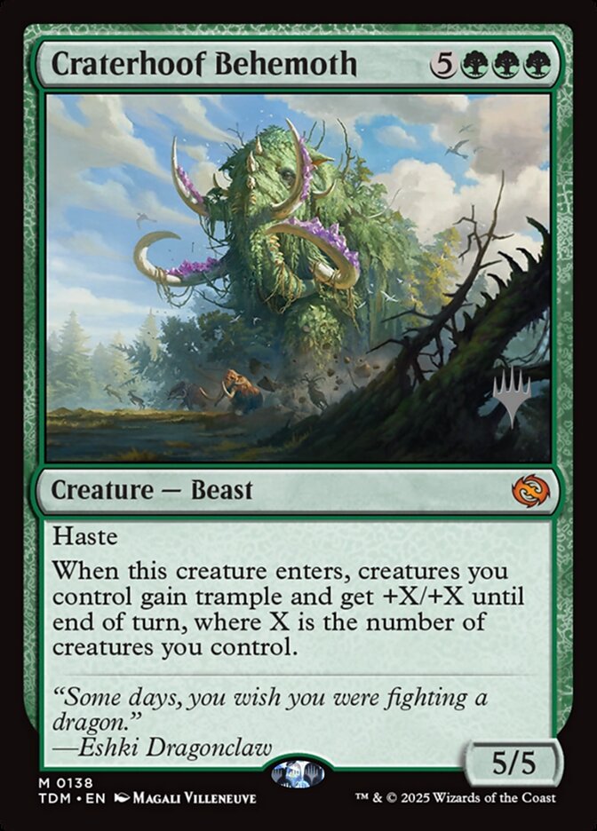 Craterhoof Behemoth card front