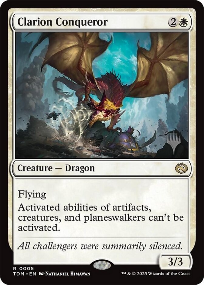 Clarion Conqueror card front