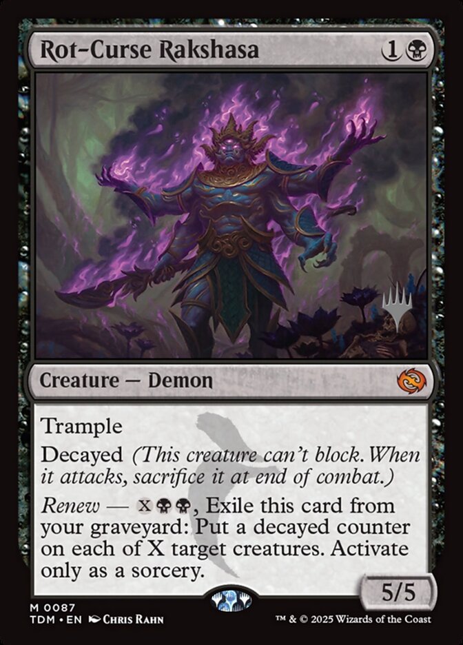 Rot-Curse Rakshasa card front