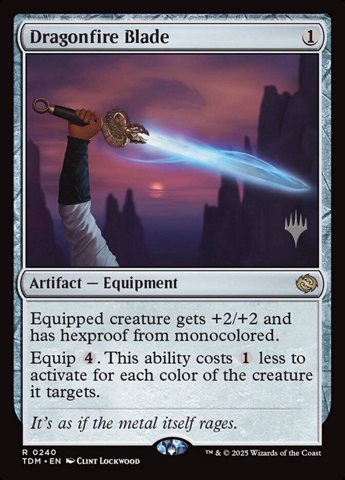Dragonfire Blade card front