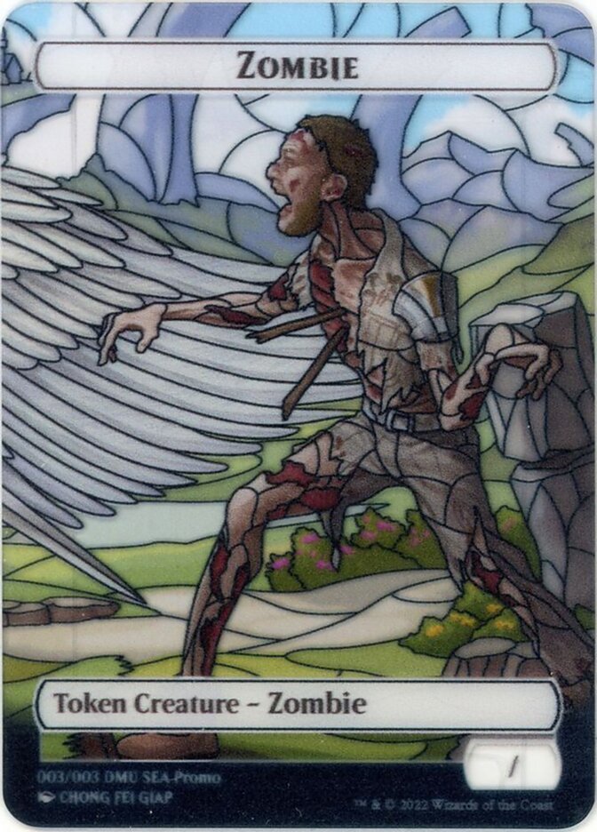 Zombie card front