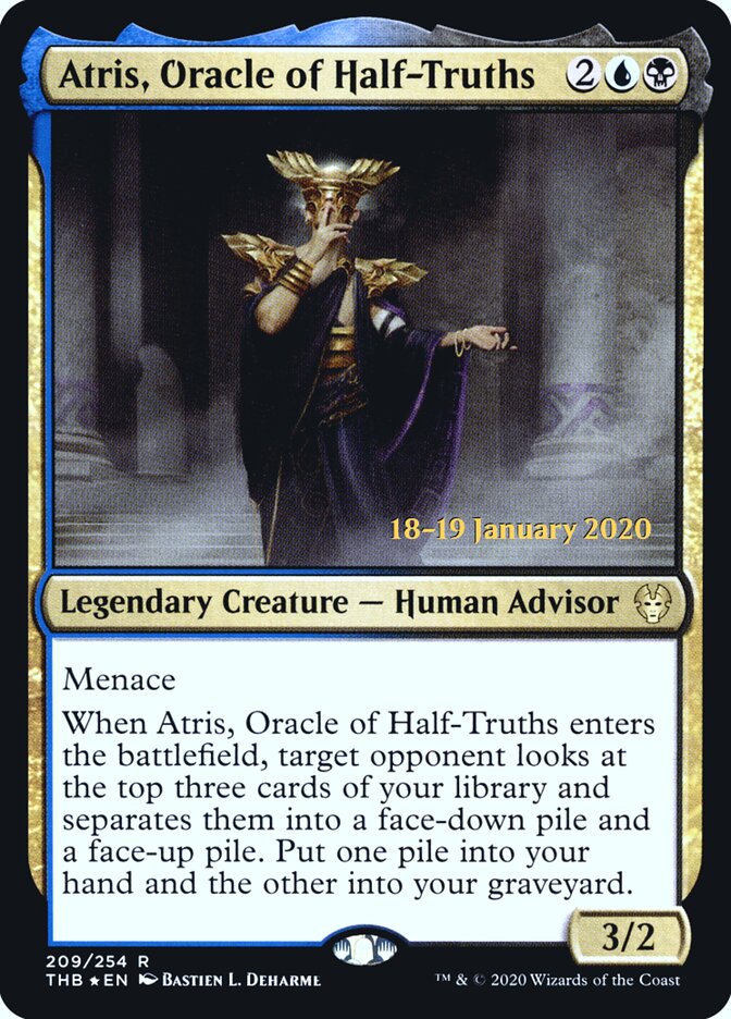 Atris, Oracle of Half-Truths card front