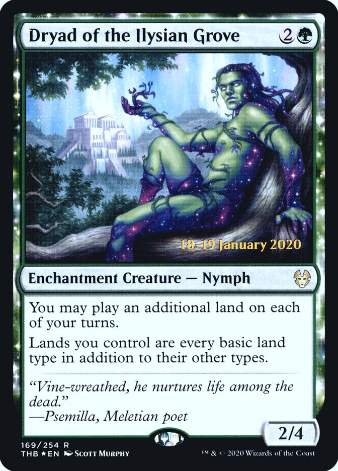 Dryad of the Ilysian Grove card front