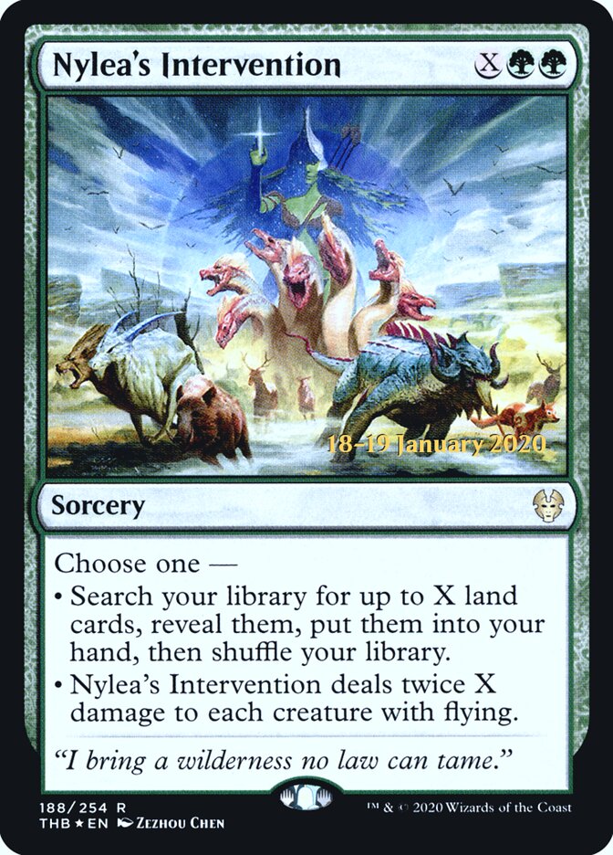 Nylea's Intervention card front