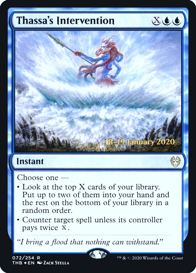 Thassa's Intervention card front
