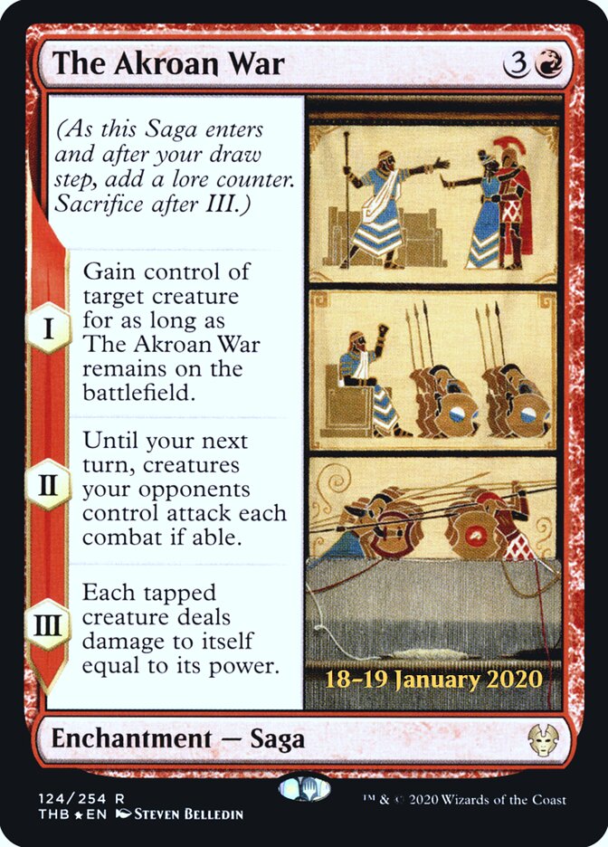 The Akroan War card front