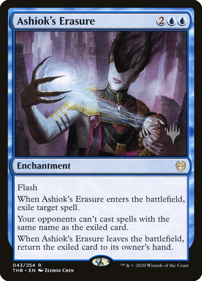 Ashiok's Erasure card front