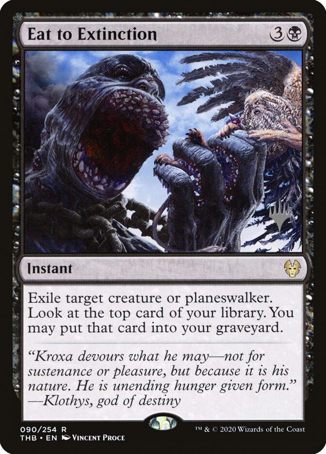 Eat to Extinction card front