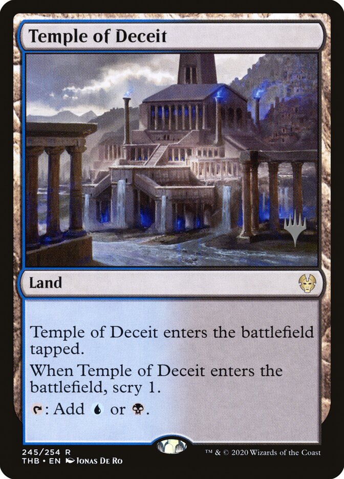 Temple of Deceit card front