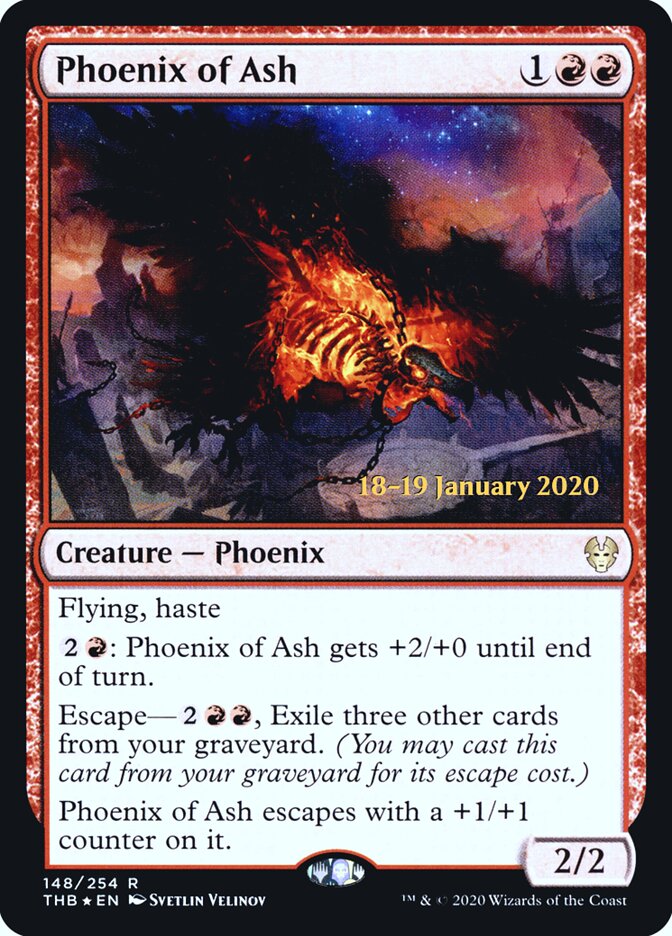 Phoenix of Ash card front