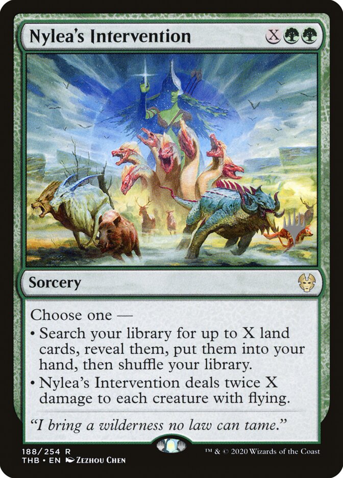 Nylea's Intervention card front