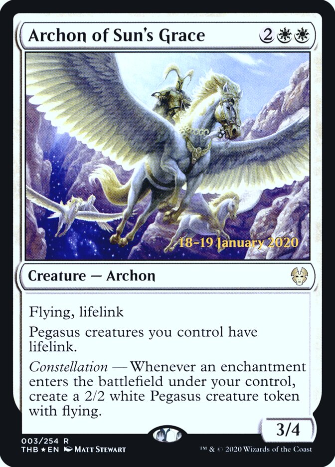 Archon of Sun's Grace card front