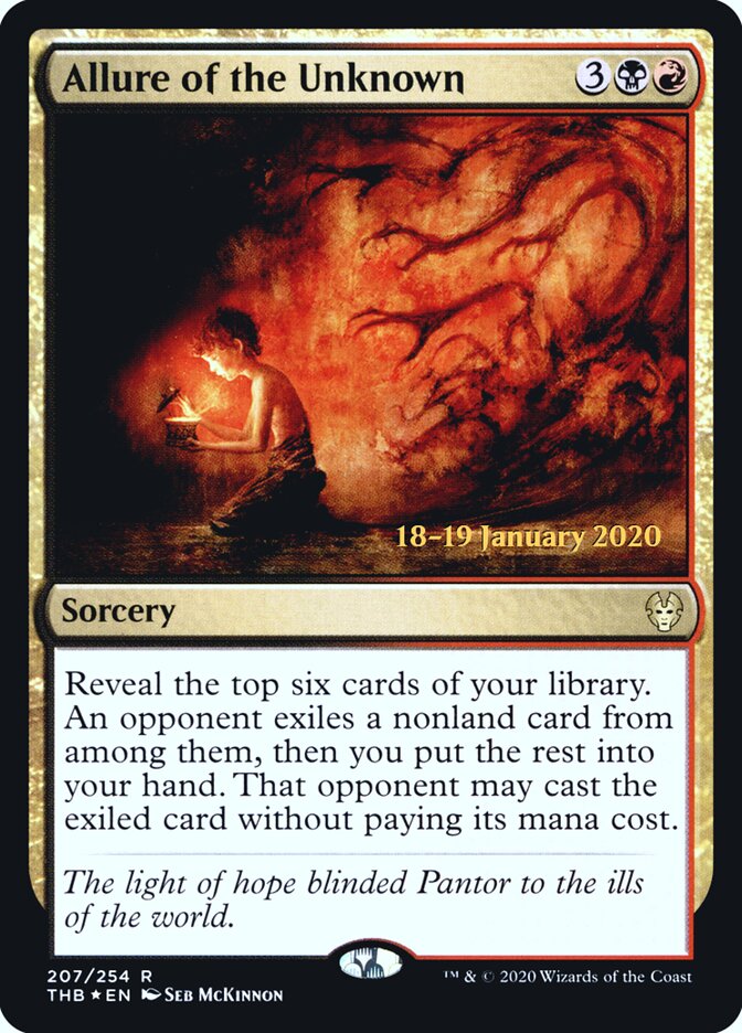 Allure of the Unknown card front