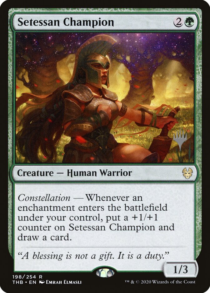 Setessan Champion card front