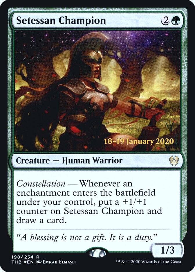 Setessan Champion card front