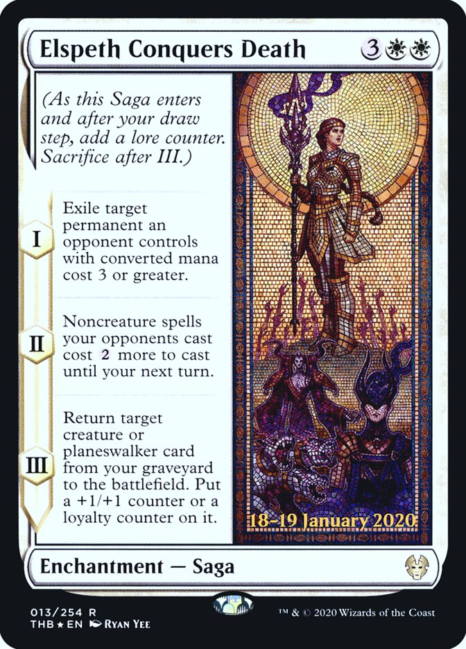 Elspeth Conquers Death card front