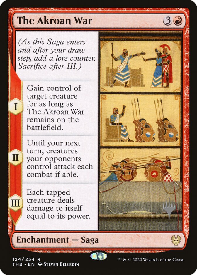The Akroan War card front