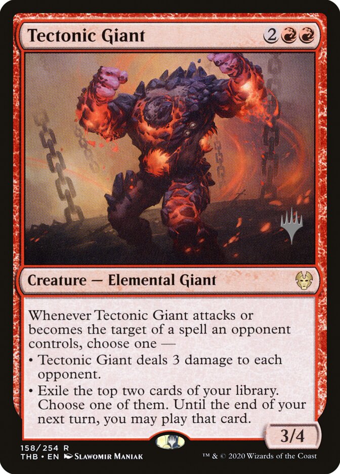 Tectonic Giant card front