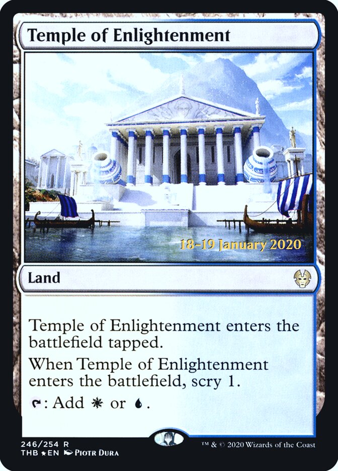 Temple of Enlightenment card front