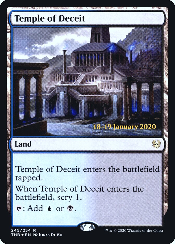 Temple of Deceit card front