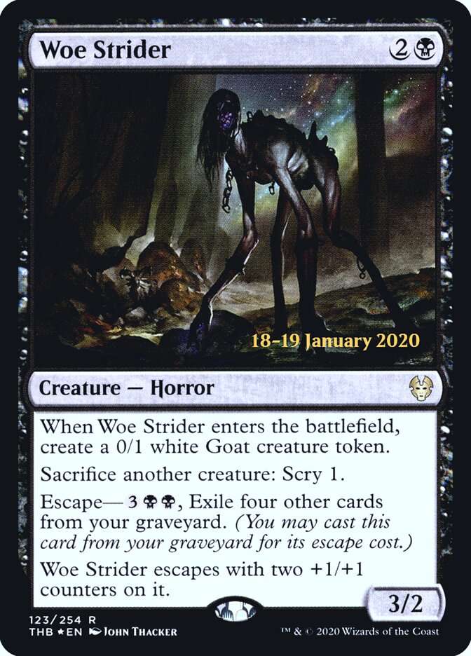 Woe Strider card front