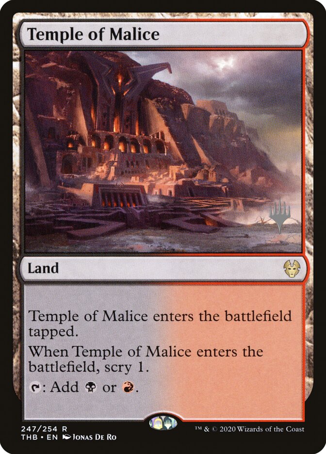 Temple of Malice card front