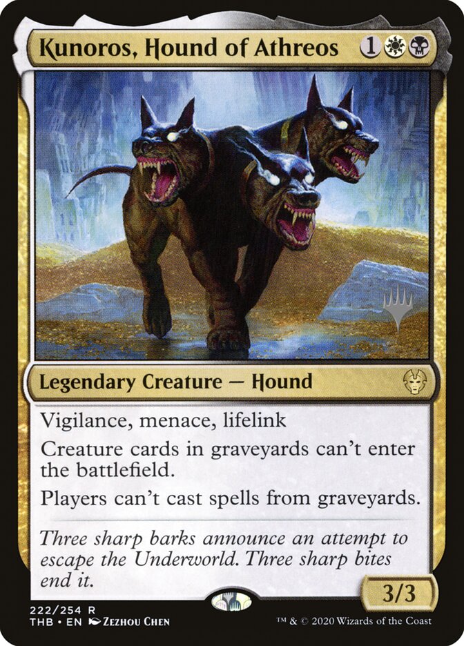 Kunoros, Hound of Athreos card front