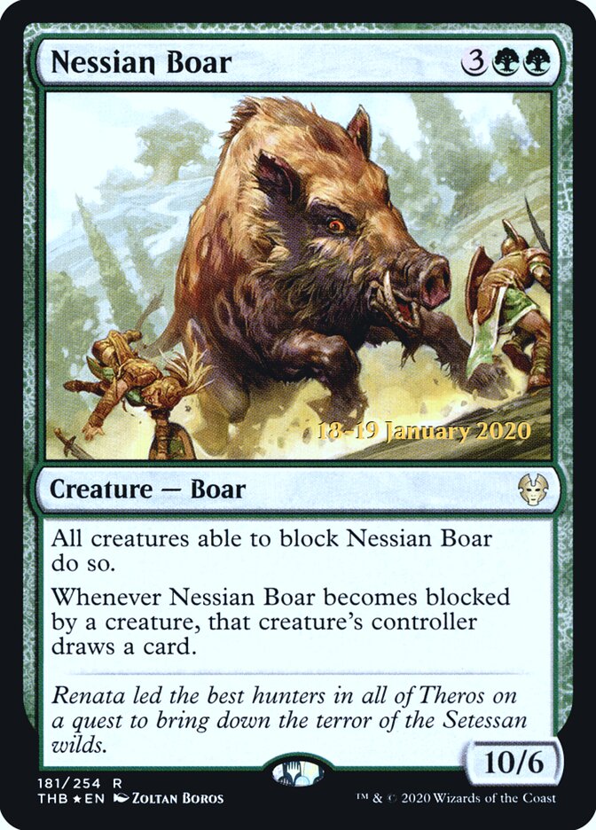 Nessian Boar card front