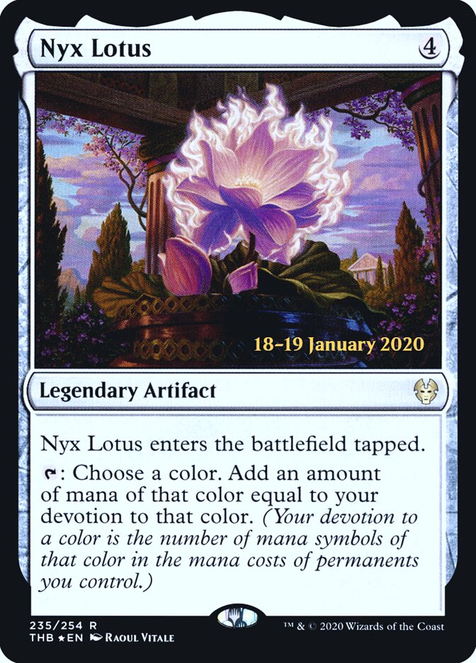 Nyx Lotus card front